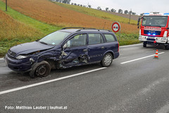 Feuerwehr an der Unfallstelle Feuerwehr an der Unfallstelle