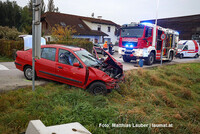 Einsatzkräfte an der Unfallstelle Einsatzkräfte an der Unfallstelle