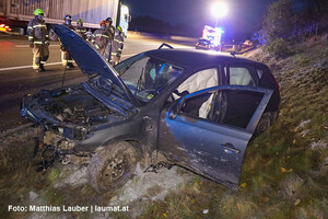 das am schwersten beschädigte Unfallfahrzeug das am schwersten beschädigte Unfallfahrzeug