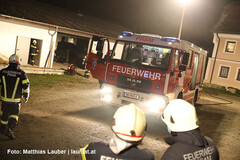 Feuerwehr am Brandort Feuerwehr am Brandort