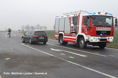 Unfallstelle auf der Peuerbacher Straße Unfallstelle auf der Peuerbacher Straße