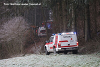 Einsatzkräfte am Unglücksort Einsatzkräfte am Unglücksort