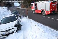Feuerwehr an der Unfallstelle Feuerwehr an der Unfallstelle