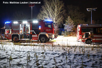 Feuerwehr am Brandort Feuerwehr am Brandort