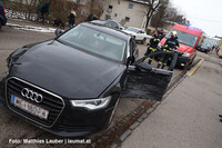 Unfallstelle in Wels Unfallstelle in Wels