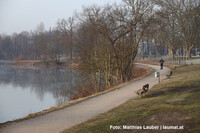 Der Oedtsee in Traun Der Oedtersee in Traun