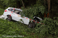 das schwerst beschädigte Unfallfahrzeug das schwerst beschädigte Unfallfahrzeug