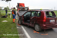 Abtransport des Unfallfahrzeugs Abtransport des Unfallfahrzeugs