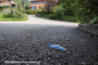 Unfallstelle in Altmünster Unfallstelle in Altmünster