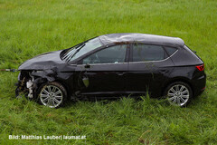 Bergung des Unfallwagens Bergung des Unfallwagens