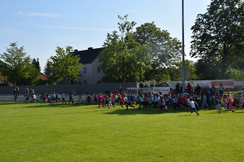 Kids beim Laufwunder-Start Kids beim Laufwunder-Start