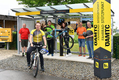 Eröffnung der SelfService-Station in Au an der Donau Eröffnung der SelfService-Station in Au an der Donau