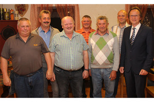 Neuwahlen bei der FPÖ Heiligenberg Günter Ratzenböck, Rupert Schützeneder, Gerhard Domberger, Manfred Watzenböck, Alois Peinbauer, Christian Humer, Dieter Lang