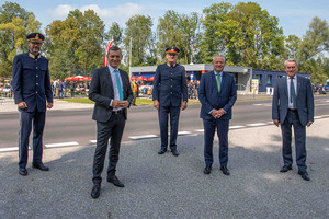 Ehrengäste bei der Eröffnung der neuen PI Schwanenstadt Ehrengäste bei der Eröffnung der neuen PI Schwanenstadt