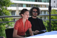 Anna Katharina Bernreitner und Dirigent Raphael Schluesselberg Anna Katharina Bernreitner und Dirigent Raphael Schluesselberg