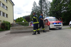 Feuerwehr am Einsatzort Feuerwehr am Einsatzort