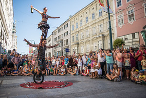 Besuchsrekord beim 33. Linzer Pflasterspektakel Besuchsrekord beim 33. Linzer Pflasterspektakel