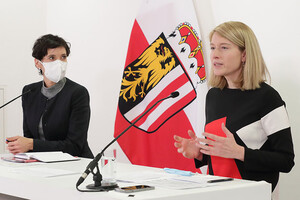 Landeshauptmann-Stellvertreterin Mag.a Christine Haberlander und MMag.a Christina Pilsl, Impfkoordinatorin des Landes OÖ. Landeshauptmann-Stellvertreterin Mag.a Christine Haberlander und MMag.a Christina Pilsl, Impfkoordinatorin des Landes OÖ.