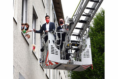 Spektakuläre Gewinnübergabe in Gmunden Spektakuläre Gewinnübergabe in Gmunden
