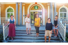 Barbara Hametner (Gasthaus Hametner), Sylvia Topitschnig (GF Tourismusverband), Mag. Angelika Mandler-Saul (Bloggerin), Sigrid Klinser (Badhaus) und Karoline Obereder (BEd, Social Media, Tourismusbüro) Barbara Hametner (Gasthaus Hametner), Sylvia Topitschnig (GF Tourismusverband), Mag. Angelika Mandler-Saul (Bloggerin), Sigrid Klinser (Badhaus) und Karoline Obereder (BEd, Social Media, Tourismusbüro)