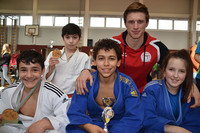 v. l.: Abdullah Magomerzujev, Daud Akhiyadov, Firas Ben Saad und Emma Bachler v. l.: Abdullah Magomerzujev, Daud Akhiyadov, Firas Ben Saad und Emma Bachler