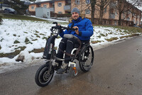 Rene bei seiner ersten Ausfahrt Rene bei seiner ersten Ausfahrt