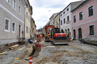 Baustelle in der Salzgasse Baustelle in der Salzgasse