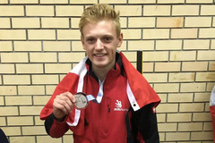 Silbermedaillengewinner Sebastian Wienerroither Silbermedaillengewinner Sebastian Wienerroither