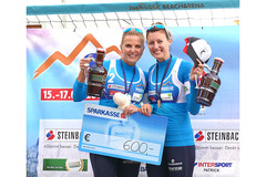 Beach-Girls Freiberger/Klopf feiern beim Beach-Cup trotz Regen und kühlen Bedingungen Beach-Girls Freiberger/Klopf feiern beim Beach-Cup trotz Regen und kühlen Bedingungen