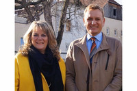 SPÖ-Vizebürgermeisterin Silvia Huber und Mag. Klaus Schinninger, Stadtparteivorsitzender der SPÖ Wels SPÖ-Vizebürgermeisterin Silvia Huber und Mag. Klaus Schinninger, Stadtparteivorsitzender der SPÖ Wels
