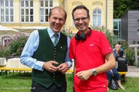 Betriebsleiter Leopold Döcker mit Moderator Günter Madlberger Betriebsleiter Leopold Döcker mit Moderator Günter Madlberger