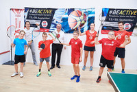 Marcel Weigl (Präsident Racketlon Federation Austria - RFA), Hans Niessl (Sport Austria-Präsident), Christine Seehofer (Racketlon-Weltmeisterin), Lukas Windischberger (Racketlon-Ex-Weltmeister) mit Kids Marcel Weigl (Präsident Racketlon Federation Austria - RFA), Hans Niessl (Sport Austria-Präsident), Christine Seehofer (Racketlon-Weltmeisterin), Lukas Windischberger (Racketlon-Ex-Weltmeister) mit Kids