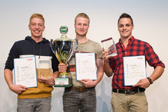 V. l.: Lukas Kolmbauer (2.), René Grubelnig (1.) und Florian Maier (3.) V. l.: Lukas Kolmbauer (2.), René Grubelnig (1.) und Florian Maier (3.)