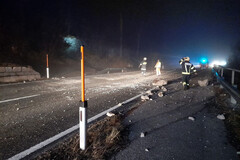 Feuerwehr am Einsatzort Feuerwehr am Einsatzort