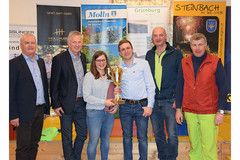 Bgm. Fritz Reinisch (Molln), Wirtschaft-Steyrtal-Obmann Karl Schwarz, Damen-Siegerin Stefanie Auer, Herren-Sieger Dominik Auer, Bgm. Christian Dörfel (Steinbach), Bgm. Gerald Augustin (Grünburg). Bgm. Fritz Reinisch (Molln), Wirtschaft-Steyrtal-Obmann Karl Schwarz, Damen-Siegerin Stefanie Auer, Herren-Sieger Dominik Auer, Bgm. Christian Dörfel (Steinbach), Bgm. Gerald Augustin (Grünburg).