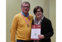 Brigitte und Hannes Ziegelböck - Seppn'z'Ellnkam - freuten sich über Bronze für den "Karreespeck geräuchert“ Brigitte und Hannes Ziegelböck - Seppn'z'Ellnkam - freuten sich über Bronze für den "Karreespeck geräuchert“