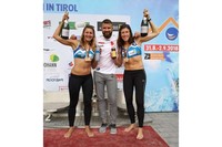 Beachteam Freiberger/Teufl mit Trainer Beachteam Freiberger/Teufl mit Trainer