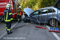 Feuerwehr an der Unfallstelle Feuerwehr an der Unfallstelle