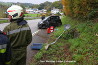 Unfallstelle in Sipbachzell Unfallstelle in Sipbachzell