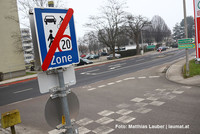 Unfallstelle in Thalheim Unfallstelle in Thalheim