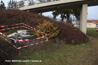 Unfallstelle in Kematen an der Krems Unfallstelle in Kematen an der Krems