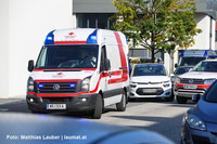 Unfallstelle in Wels Unfallstelle in Wels