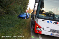 Unfallstelle in Aurolzmünster Unfallstelle in Aurolzmünster