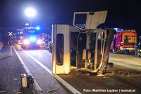 Unfallstelle auf der A1 Unfallstelle auf der A1