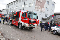 Einsatzkräfte am Brandort Einsatzkräfte am Brandort