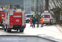 Feuerwehr am Einsatzort Feuerwehr am Einsatzort