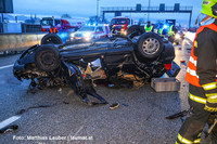 Unfallstelle auf der A1 Unfallstelle auf der A1