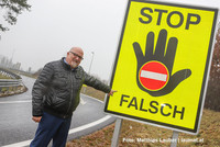 Werner Mairinger, er nahm dem Geisterfahrer den Autoschlüssel ab und verständigte die Polizei Werner Mairinger, er nahm dem Geisterfahrer den Autoschlüssel ab und verständigte die Polizei