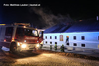 Feuerwehren bei den Löscharbeiten Feuerwehren bei den Löscharbeiten