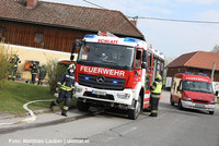 Feuerwehr am Einsatzort Feuerwehr am Einsatzort